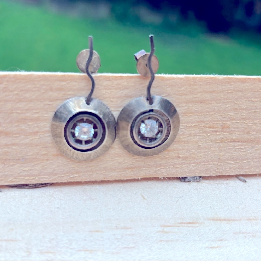 One of a Kind Silver Earrings - Made in Poland 🇵🇱 - Picture 2 of 4